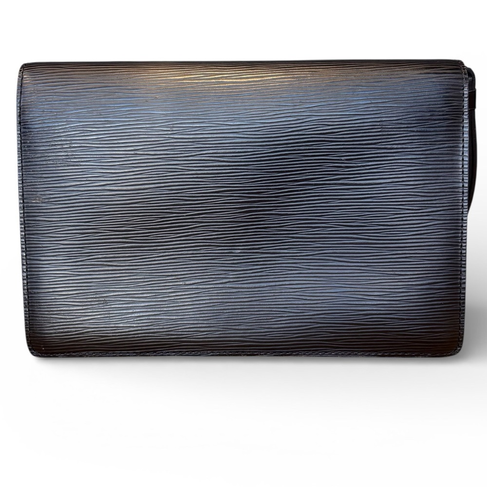 Louis Vuitton Epi Pochette Sellier Dragonne clutch bag in black epi leather - Picture 4 of 11